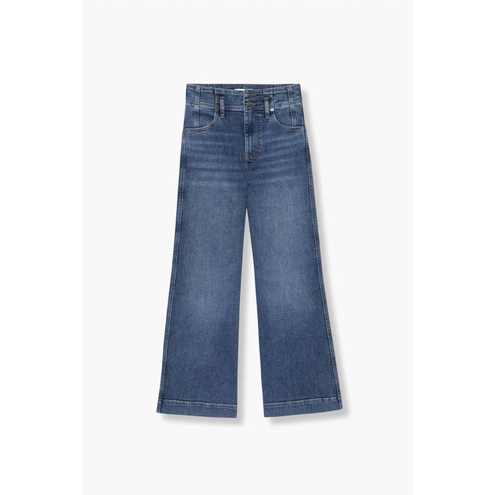 NEW FRAME seamed wide trouser crop jean in charity - Picture 4 of 4